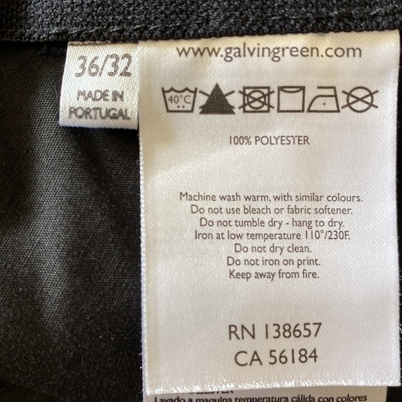 Galvin Green Nixon Ventil8 Plus Golf Trousers in Navy Size 36 X 32 - Picture 3 of 11